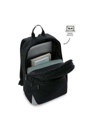 Morral Universitario Koji Porta PC 15.4" Negro Unisex