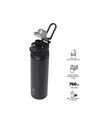 Termo Para Agua Jet 750ml Negro Doble Pared de Totto