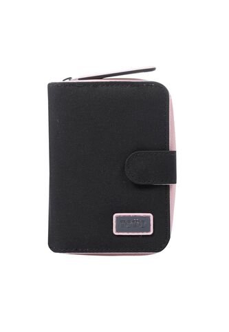 Billetera Mycro Twil Negra Mediana Totto