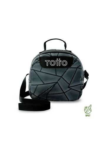 Lonchera Térmica Para Hombre Borrador Mediano Gris Totto