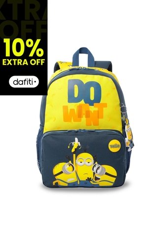 Morral Para Niño Banana Minions Mediano Color Azul Totto