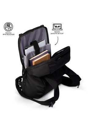 Morral Antirrobo Porta PC 15.4" Bunker Pack 4.0 Negro