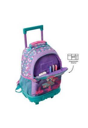 Morral Con Ruedas Niña Paw Patrol Mediano Morado