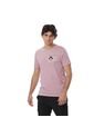 Camiseta Estampada Para Hombre Atena Manga Corta Rosada de Totto