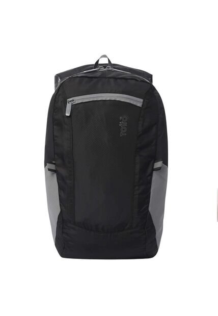 Morral Plegable Ligero Troker Mediano Negro