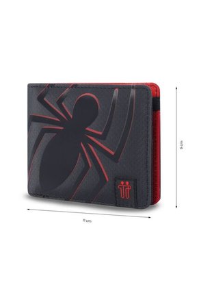 Billetera Para Hombre Spider Black Con RFID Blocker Negro