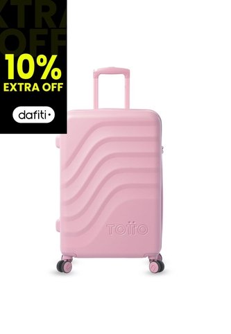 Maleta De Viaje Mediana 360 Bazy+ 2.0 Rosada Totto