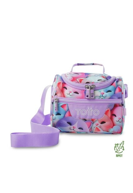 Lonchera Térmica Para Mujer Pizarra Mediano Blanca