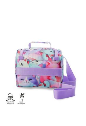 Lonchera Térmica Para Mujer Pizarra Mediano Blanca