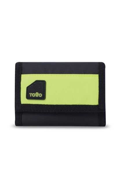 Billetera Para Hombre Contrast Chain Con RFID Blocker Negra