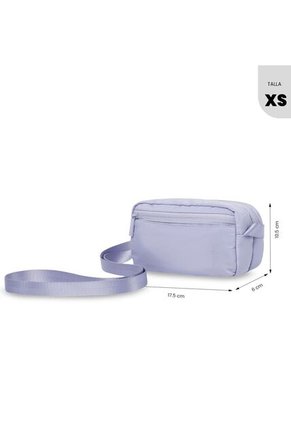 Bolso Para Mujer Bombo Tipo Crossbody Pequeño Morado