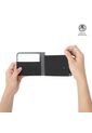 Billetera Hombre Lad Grande Con RFID Blocker Gris de Totto