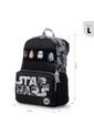 Morral Para Niño Star Wars Jedi Grande Negro de Totto
