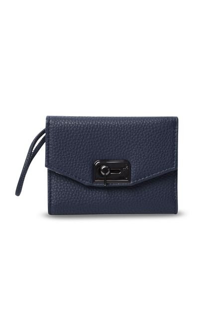 Billetera Para Mujer Smooth Ney Con RFID Blocker Azul