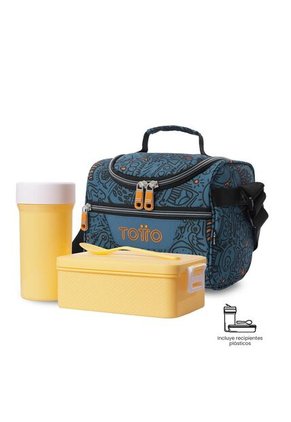 Lonchera Térmica Para Hombre Pizarra Mediano Azul