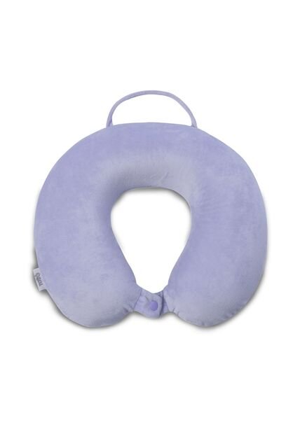 Almohada De Viaje Memory Foam Jet Pillow Morada
