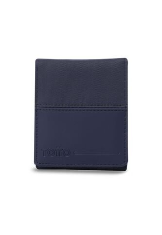 Billetera Para Hombre Ermac 3.0 Con RFID Blocker Azul Totto