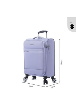 Maleta De Cabina 360 Liviana 10 Kilos Morada