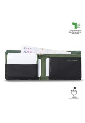 Billetera Para Hombre Vlideri 3.0 Con RFID Blocker Verde