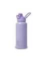 Termo Para Agua Con Tapa Intercambiable Flux 1000 Ml Morado de Totto