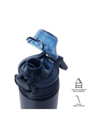 Termo Para Agua Jet 750 Ml Color Azul