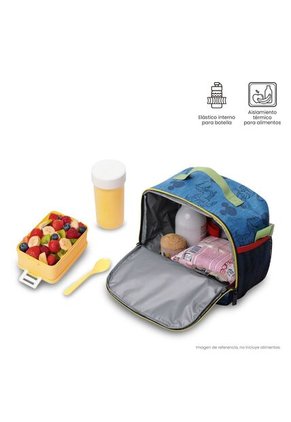 Lonchera Térmica Para Niño Mickey Grande Azul
