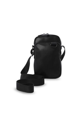 Bolso Para Hombre Indi Tipo Crossbody Pequeño Negro Totto