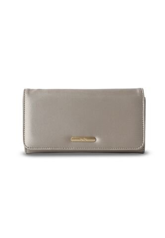 Billetera Mujer Bel Grande Con RFID Blocker Beige Totto