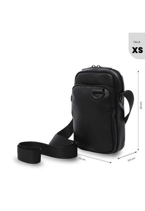 Bolso Para Hombre Indi Tipo Crossbody Pequeño Negro
