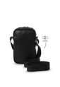 Bolso Para Hombre Indi Tipo Crossbody Pequeño Negro de Totto