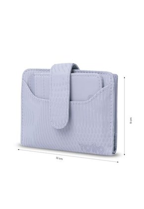 Billetera Para Mujer Texture Dull Con RFID Blocker Morada