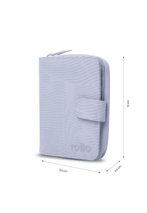 Billetera Para Mujer Texture Twi Con RFID Blocker Morada