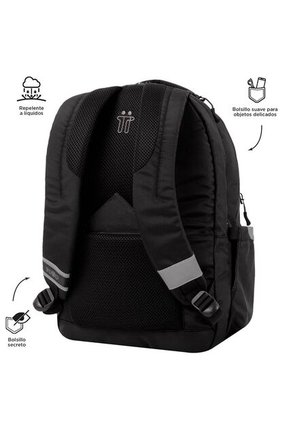 Morral Universitario Porta PC 15.4" Indo Negro Unisex