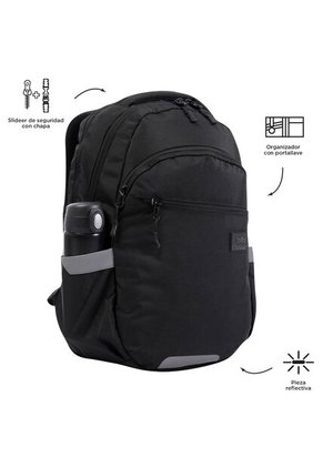 Morral Universitario Porta PC 15.4" Indo Negro Unisex