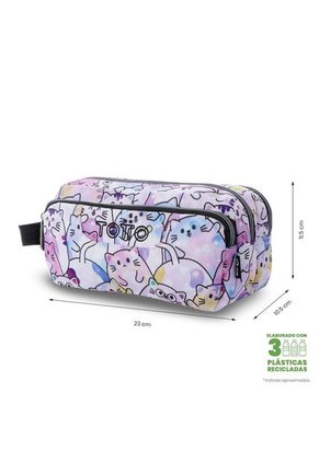 Cartuchera Multiuso Agapec Glitter Grande Rosada Mujer