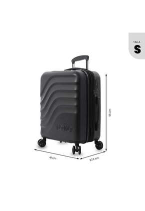 Maleta De Cabina 360 Bazy+ 2.0 10 Kilos Negra