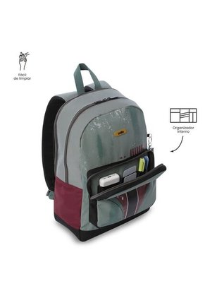 Morral Para Hombre Star Wars Boba Fett Grande Verde