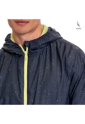 Chaqueta Para Hombre Casual Ice Print 2.0 Azul