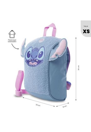 Morral Para Niña Stitch On The Beach Pequeña Azul