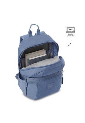 Morral Universitario Trik 2.0 Porta PC 14" Azul Hombre