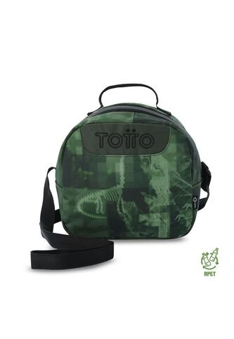 Lonchera Térmica Para Hombre Borrador Mediano Verde Totto