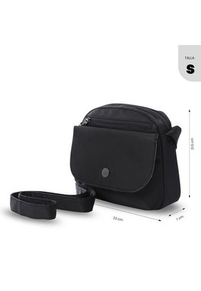Bolso Para Mujer Porta Tableta 8" Corneana Negro