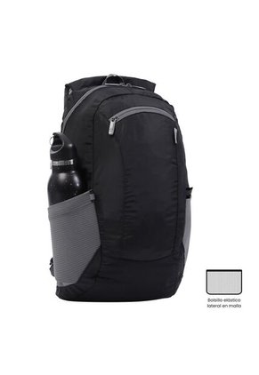 Morral Plegable Ligero Troker Mediano Negro