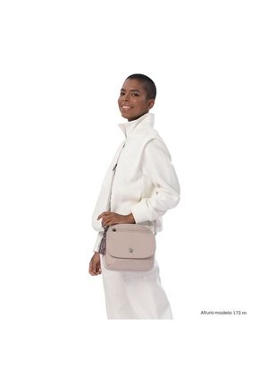 Bolso Para Mujer Corneana Tipo Crossbody Pequeño Beige