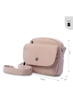 Bolso Para Mujer Corneana Tipo Crossbody Pequeño Beige