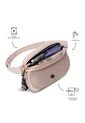 Bolso Para Mujer Corneana Tipo Crossbody Pequeño Beige de Totto