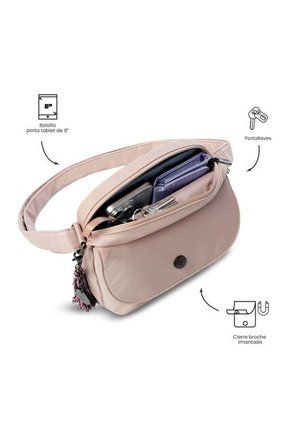 Bolso Para Mujer Corneana Tipo Crossbody Pequeño Beige