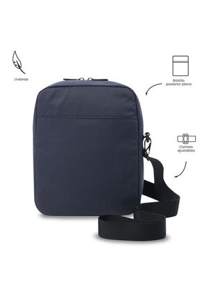 Bolso Para Hombre Porta Tableta 10" Drill Azul
