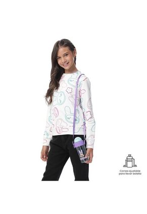 Botilito Para Niña Minnie 400 ML Morado