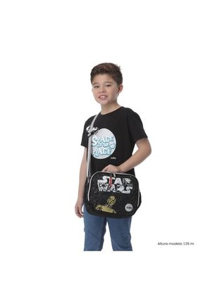 Lonchera Térmica Para Niño Star Wars Jedi Grande Negra